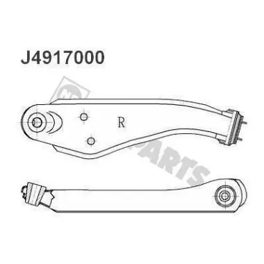 Handler.Part Track control arm NIPPARTS J4917000 1