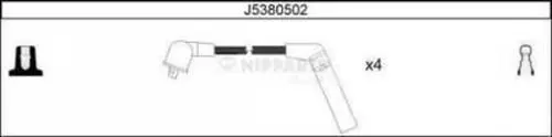 Handler.Part Ignition cable kit NIPPARTS J5380502 1