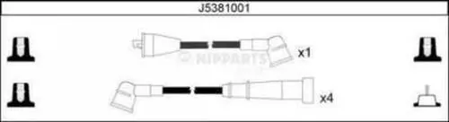 Handler.Part Ignition cable kit NIPPARTS J5381001 1