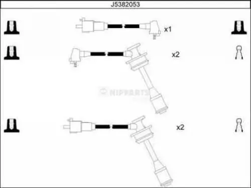 Handler.Part Ignition cable kit NIPPARTS J5382053 1