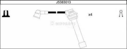 Handler.Part Ignition cable kit NIPPARTS J5383013 1