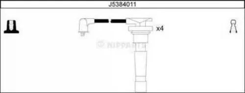 Handler.Part Ignition cable kit NIPPARTS J5384011 1