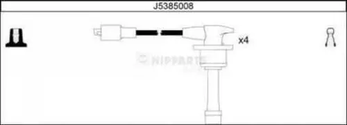 Handler.Part Ignition cable kit NIPPARTS J5385008 1