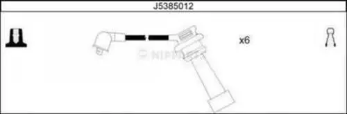 Handler.Part Ignition cable kit NIPPARTS J5385012 1