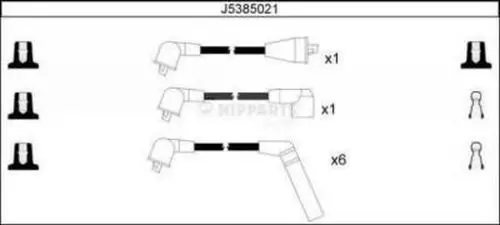 Handler.Part Ignition cable kit NIPPARTS J5385021 1