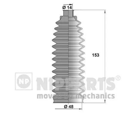 Handler.Part Bellow set, steering NIPPARTS N2841031 1