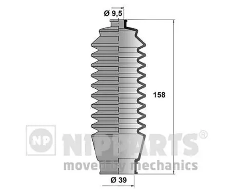 Handler.Part Bellow set, steering NIPPARTS N2842030 1