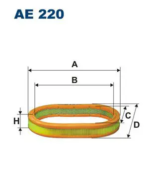 Handler.Part Air filter FILTRON AE220 1