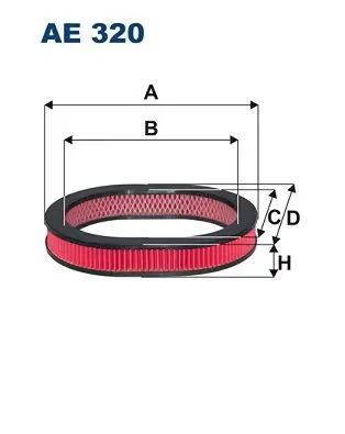 Handler.Part Air filter FILTRON AE320 1