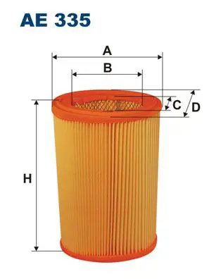 Handler.Part Air filter FILTRON AE335 1