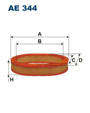 Handler.Part Air filter FILTRON AE344 1