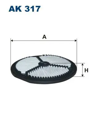 Handler.Part Air filter FILTRON AK317 1