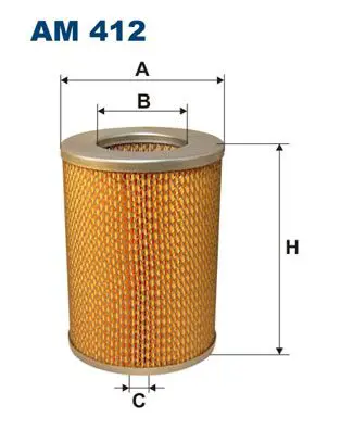 Handler.Part Air filter FILTRON AM412 1