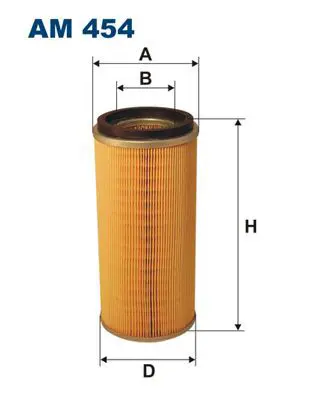 Handler.Part Air filter FILTRON AM454 1