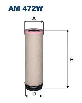 Handler.Part Secondary air filter FILTRON AM472W 1