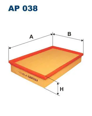 Handler.Part Air filter FILTRON AP038 1