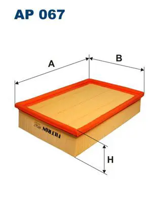 Handler.Part Air filter FILTRON AP067 1