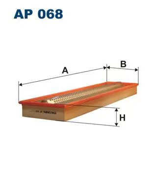 Handler.Part Air filter FILTRON AP068 1