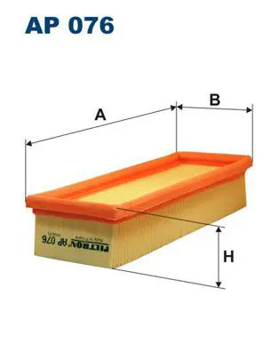 Handler.Part Air filter FILTRON AP076 1