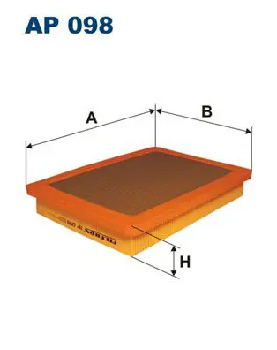 Handler.Part Air filter FILTRON AP098 1