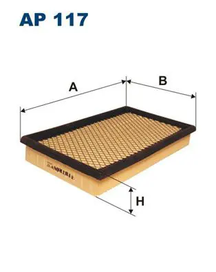 Handler.Part Air filter FILTRON AP117 1