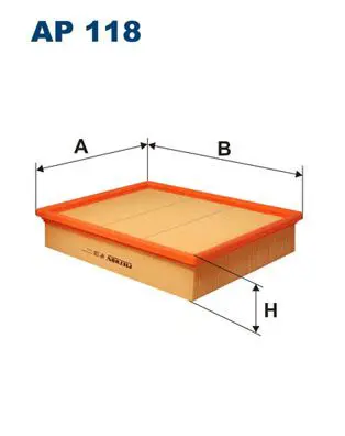 Handler.Part Air filter FILTRON AP118 1