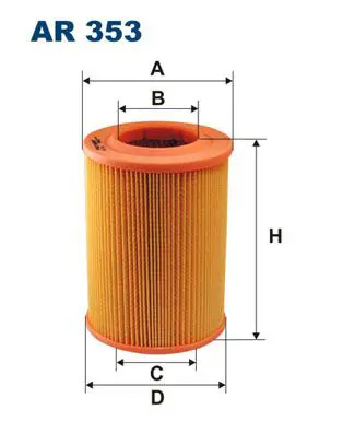 Handler.Part Air filter FILTRON AR353 1