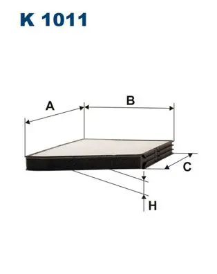 Handler.Part Filter, interior air FILTRON K1011 1