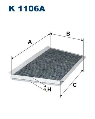 Handler.Part Filter, interior air FILTRON K1106A 1