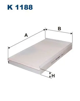 Handler.Part Filter, interior air FILTRON K1188 1