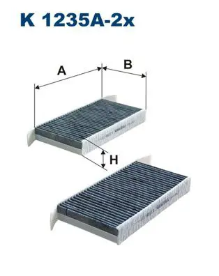 Handler.Part Filter, interior air FILTRON K1235A2X 1