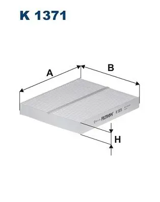 Handler.Part Filter, interior air FILTRON K1371 1