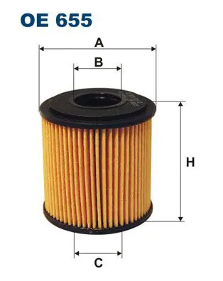 Handler.Part Oil filter FILTRON OE655 1