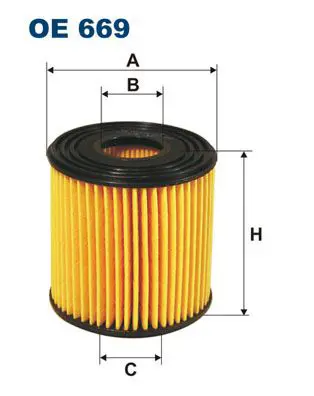 Handler.Part Oil filter FILTRON OE669 1