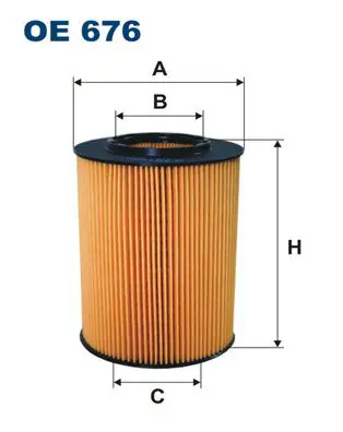 Handler.Part Oil filter FILTRON OE676 1