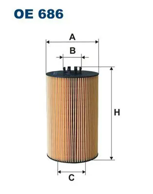 Handler.Part Oil filter FILTRON OE686 1