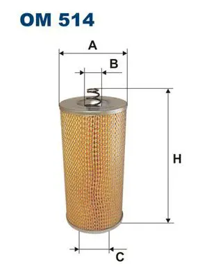 Handler.Part Oil filter FILTRON OM514 1