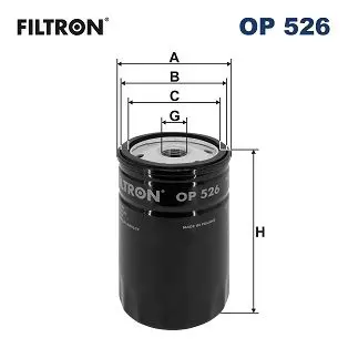 Handler.Part Oil filter FILTRON OP526 1