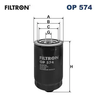 Handler.Part Oil filter FILTRON OP574 1