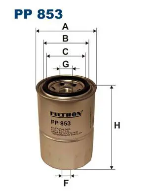 Handler.Part Fuel filter FILTRON PP853 1