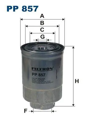 Handler.Part Fuel filter FILTRON PP857 1