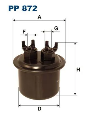 Handler.Part Fuel filter FILTRON PP872 1