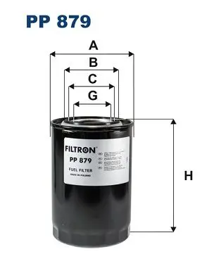 Handler.Part Fuel filter FILTRON PP879 1