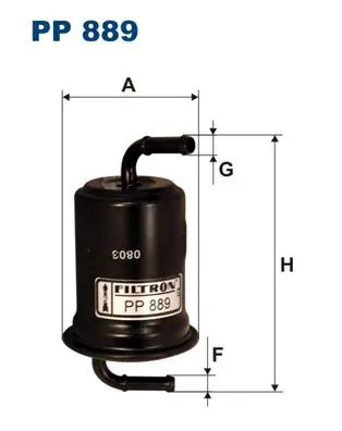 Handler.Part Fuel filter FILTRON PP889 1