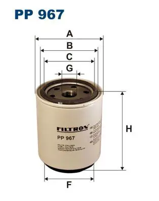 Handler.Part Fuel filter FILTRON PP967 1