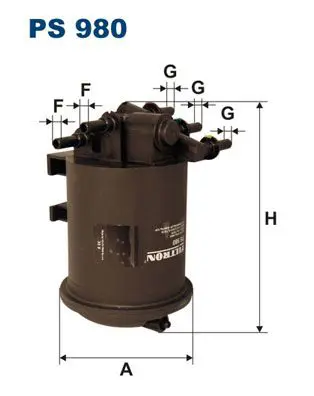 Handler.Part Fuel filter FILTRON PS980 1