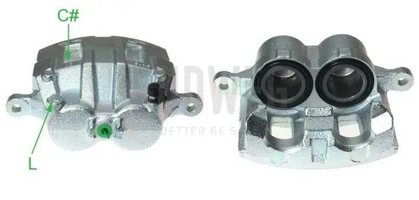 Handler.Part Brake caliper KAWE 344472 1