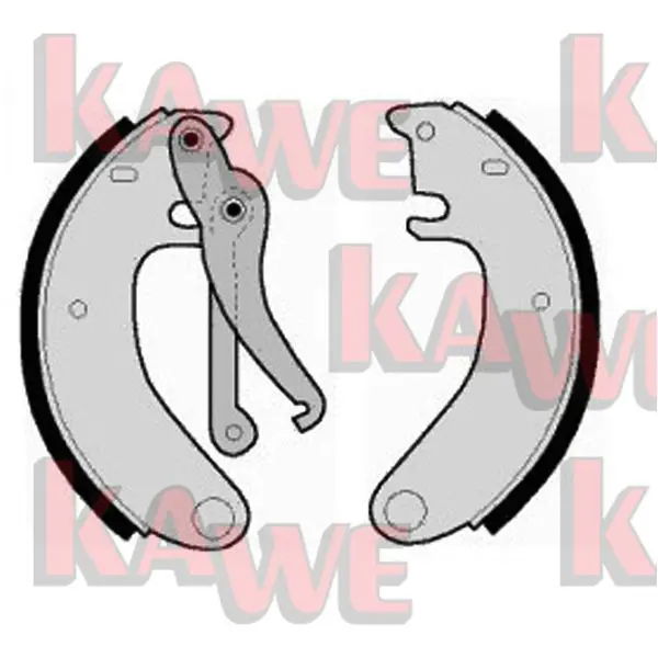 Handler.Part Brake shoe set KAWE 00420 1