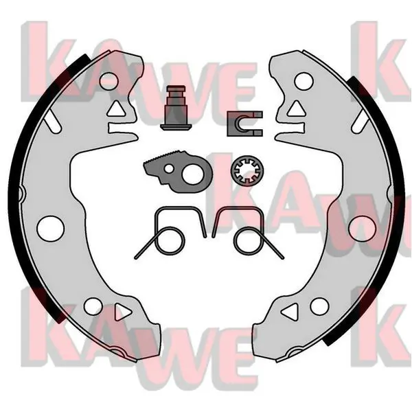 Handler.Part Brake shoe set KAWE 00521 1