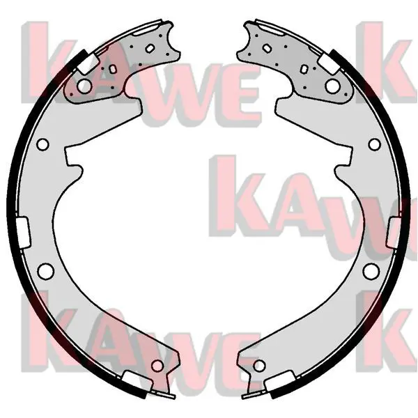 Handler.Part Brake shoe set KAWE 01027 1